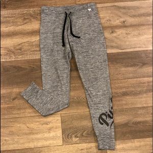 Grey high waisted leggings